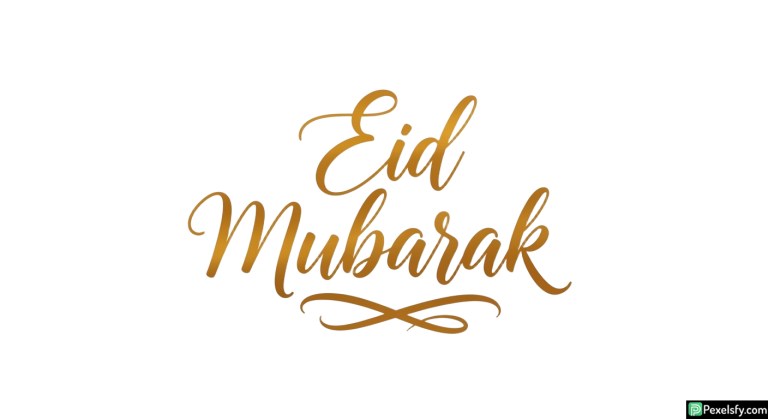 Eid Mubarak calligraphy greeting isolated on transparent background (13)