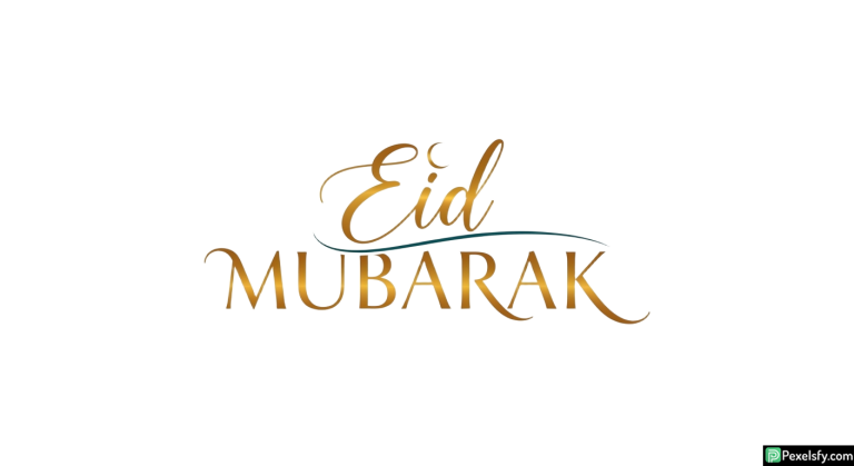 Eid Mubarak calligraphy greeting isolated on transparent background (17)