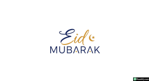 Eid Mubarak calligraphy greeting isolated on transparent background (18)