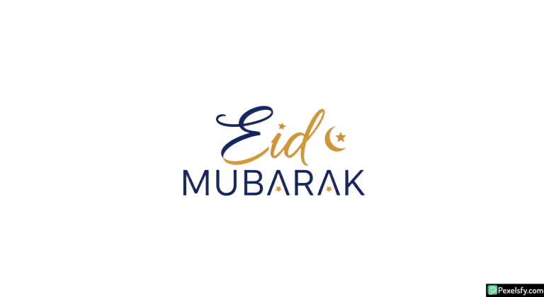 Eid Mubarak calligraphy greeting isolated on transparent background (18)