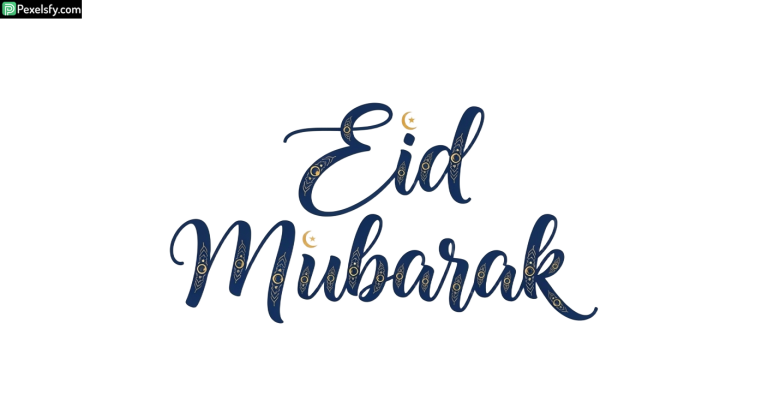 Eid Mubarak calligraphy greeting isolated on transparent background (19)