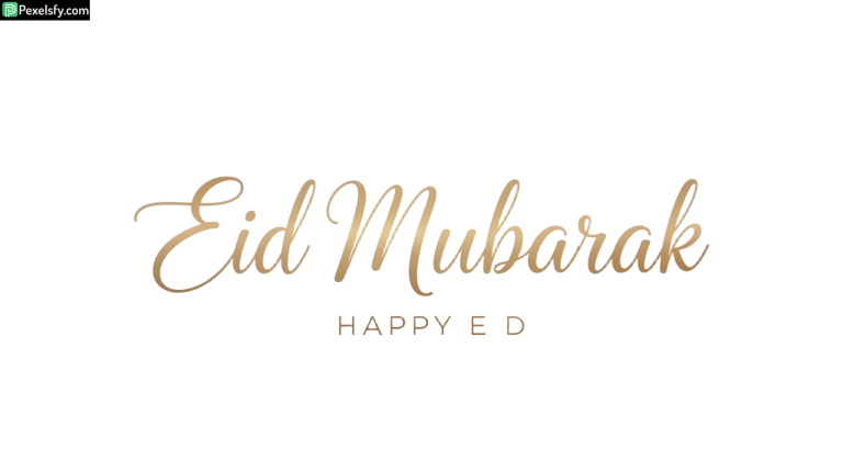 Eid Mubarak calligraphy greeting isolated on transparent background (20)