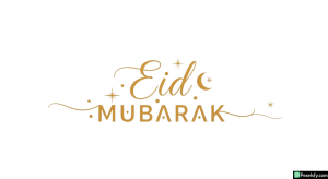 Eid Mubarak calligraphy greeting isolated on transparent background (21)