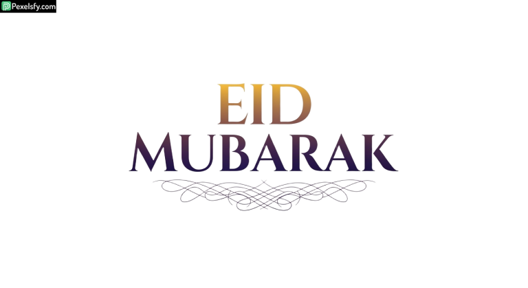 Eid Mubarak calligraphy greeting isolated on transparent background (23)