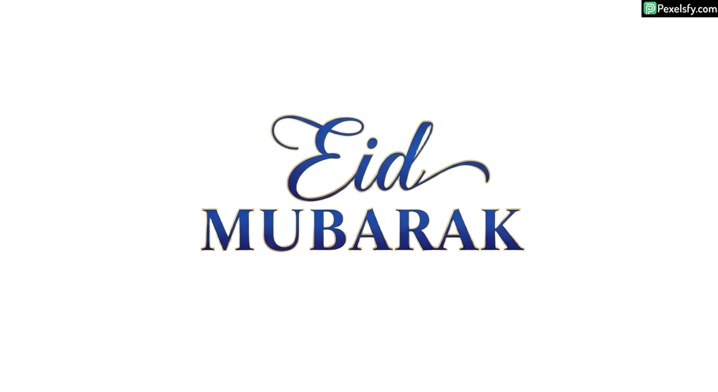 Eid Mubarak calligraphy greeting isolated on transparent background (24)