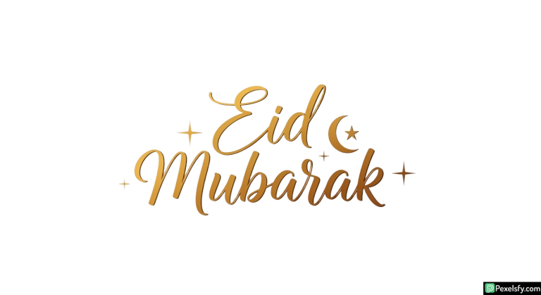 Eid Mubarak calligraphy greeting isolated on transparent background (29)