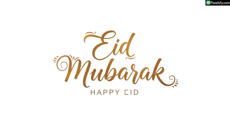 Eid Mubarak calligraphy greeting isolated on transparent background (3)