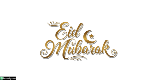 Eid Mubarak calligraphy greeting isolated on transparent background (30)