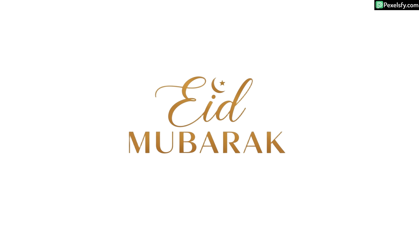 Eid Mubarak calligraphy greeting isolated on transparent background (31)