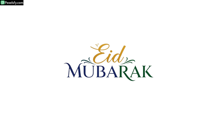 Eid Mubarak calligraphy greeting isolated on transparent background (32)