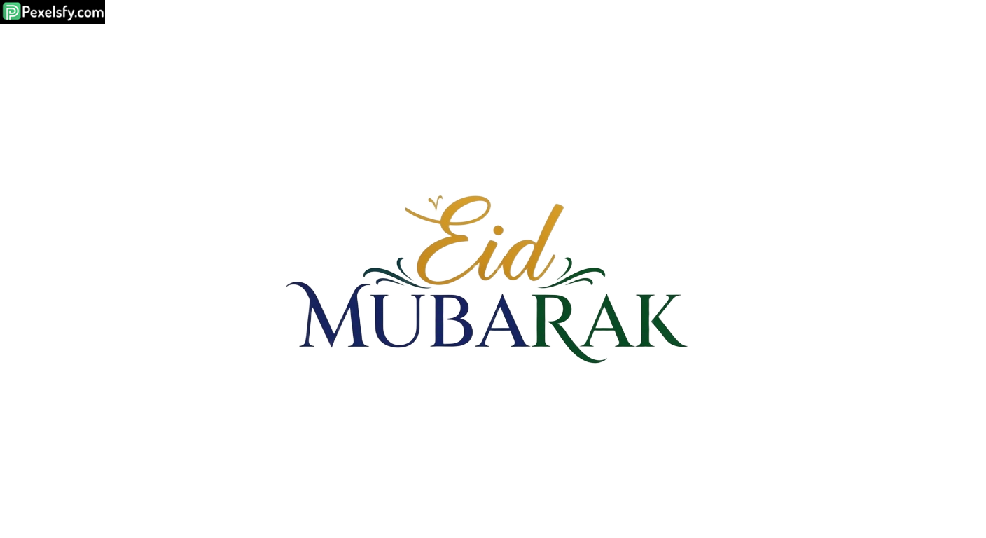 Eid Mubarak calligraphy greeting isolated on transparent background (32)