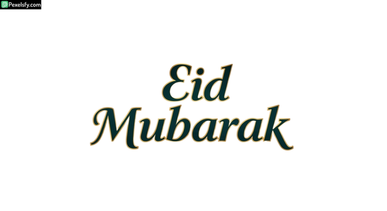Eid Mubarak calligraphy greeting isolated on transparent background (38)
