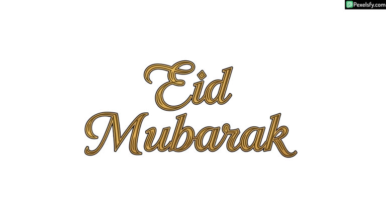 Eid Mubarak calligraphy greeting isolated on transparent background (40)