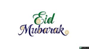 Eid Mubarak calligraphy greeting isolated on transparent background (47)