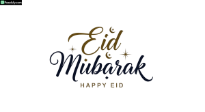 Eid Mubarak calligraphy greeting isolated on transparent background (7)