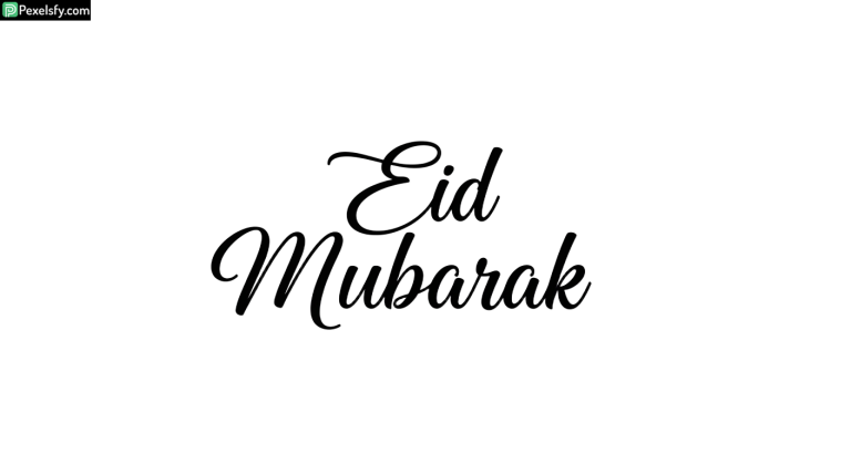 Eid Mubarak calligraphy isolated on transparent background (1)