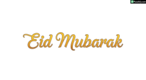 Eid Mubarak calligraphy isolated on transparent background (12)