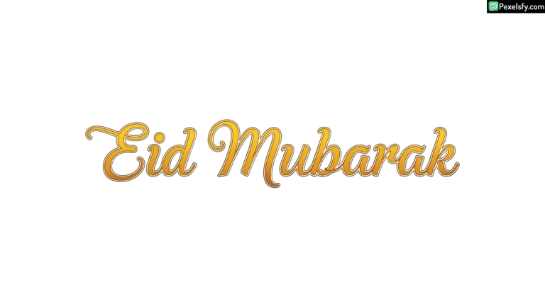 Eid Mubarak calligraphy isolated on transparent background (12)