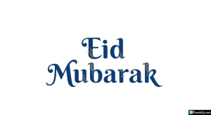 Eid Mubarak calligraphy isolated on transparent background (14)