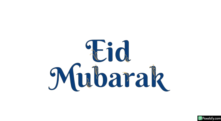 Eid Mubarak calligraphy isolated on transparent background (14)