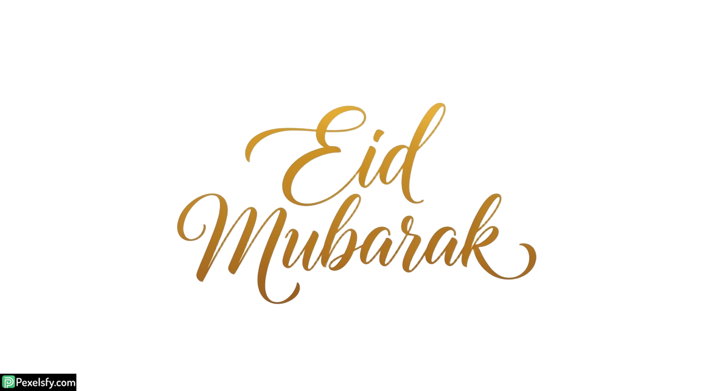 Eid Mubarak calligraphy isolated on transparent background (19)