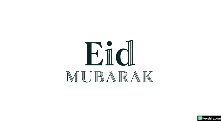 Eid Mubarak calligraphy isolated on transparent background (2)