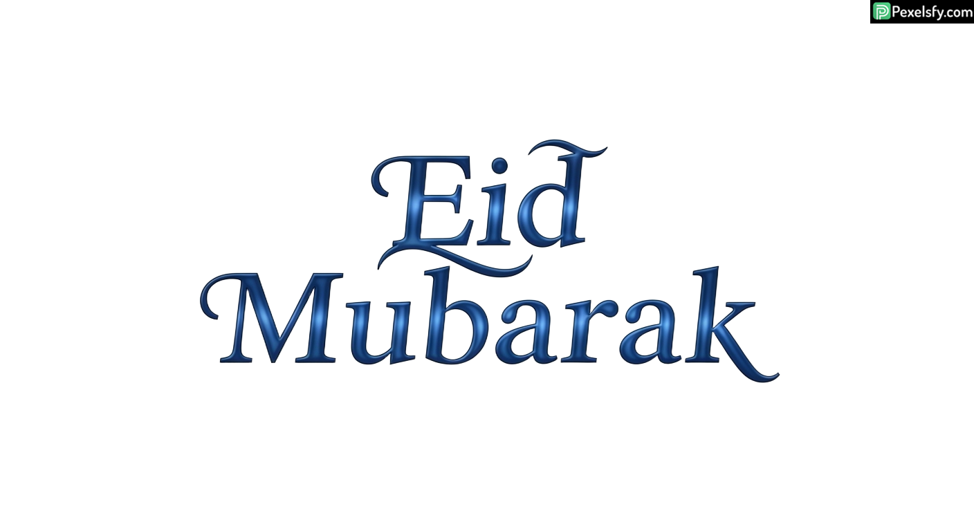 Eid Mubarak calligraphy isolated on transparent background (20)