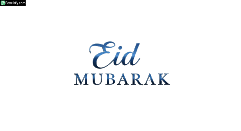 Eid Mubarak calligraphy isolated on transparent background (28)