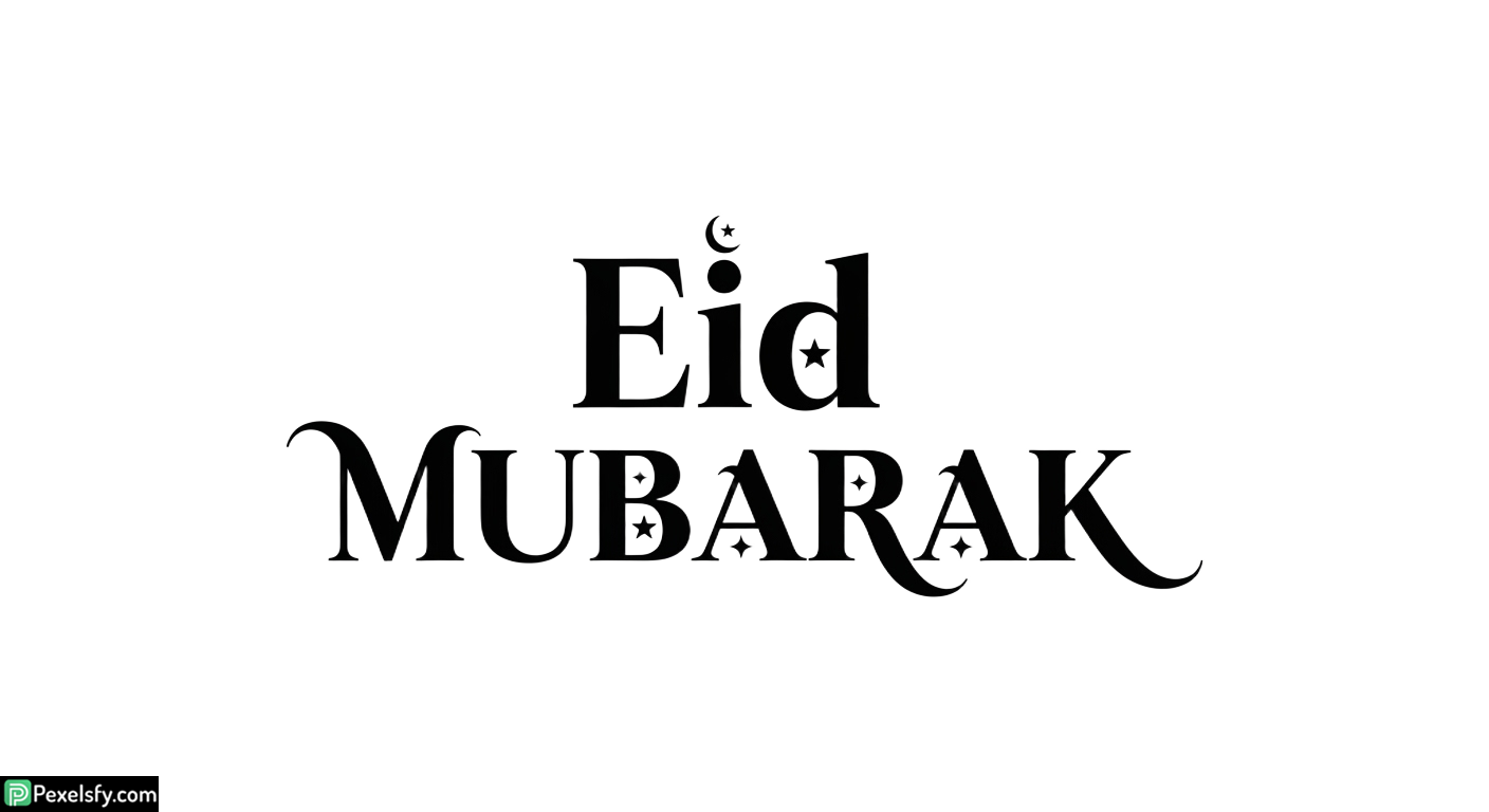 Eid Mubarak calligraphy isolated on transparent background (30)