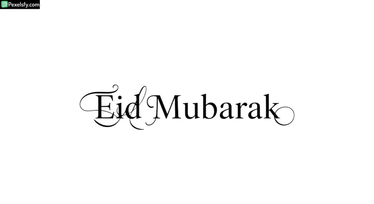 Eid Mubarak calligraphy isolated on transparent background (37)