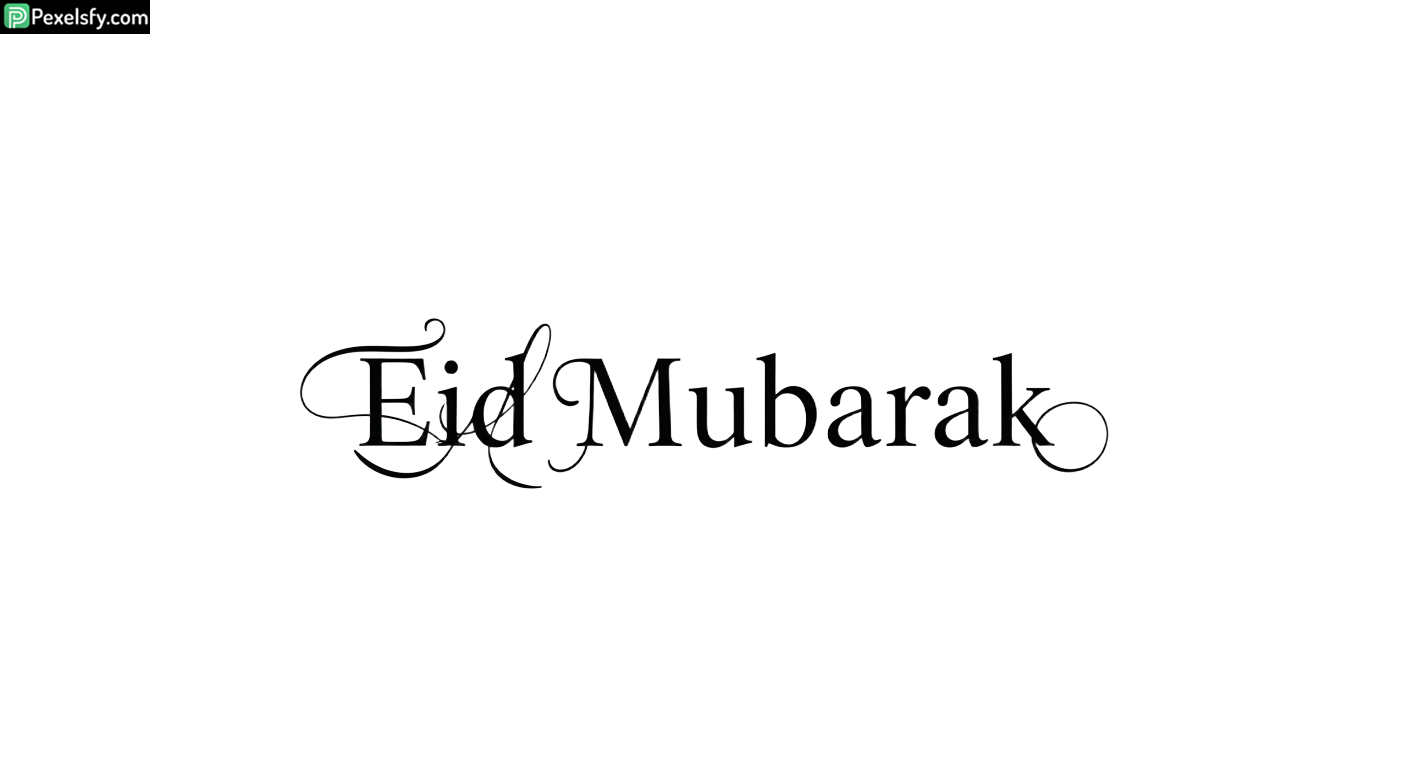 Eid Mubarak calligraphy isolated on transparent background (37)