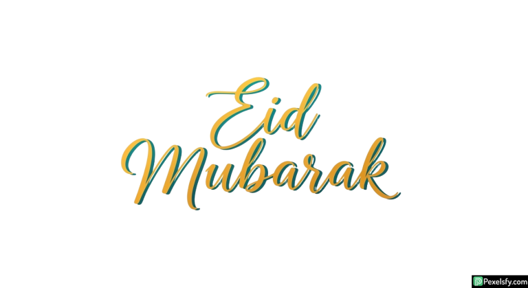 Eid Mubarak calligraphy isolated on transparent background (45)