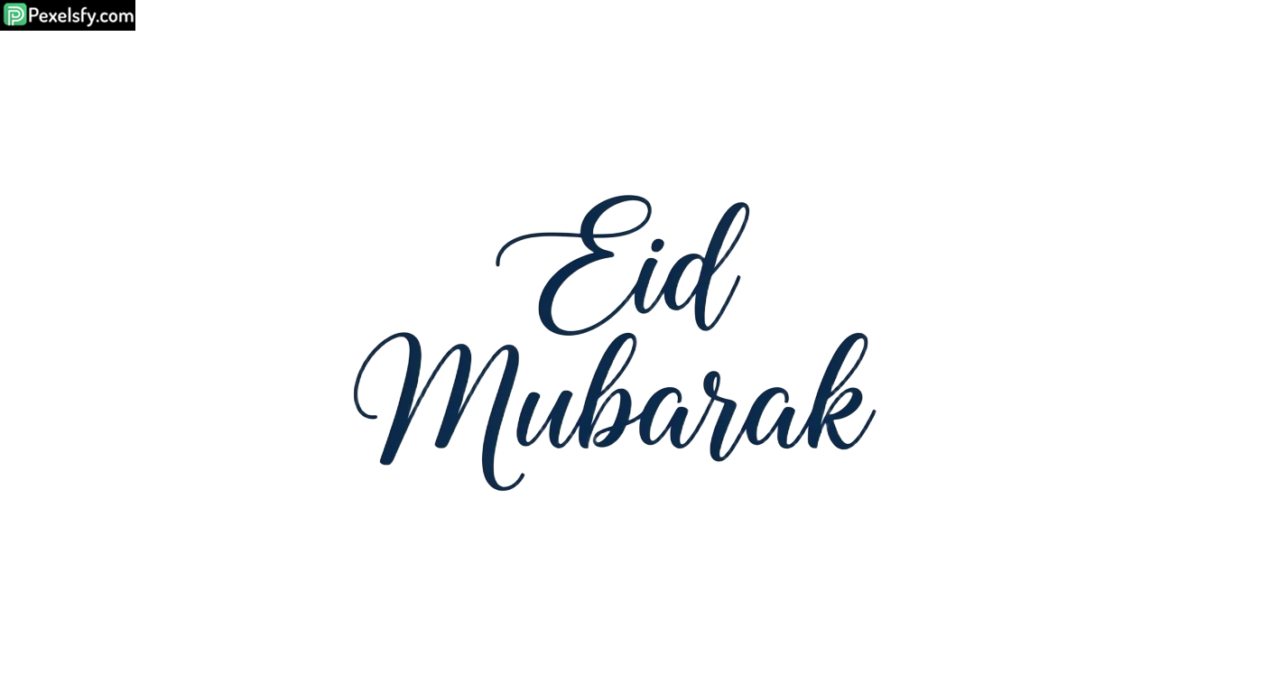 Eid Mubarak calligraphy isolated on transparent background (46)