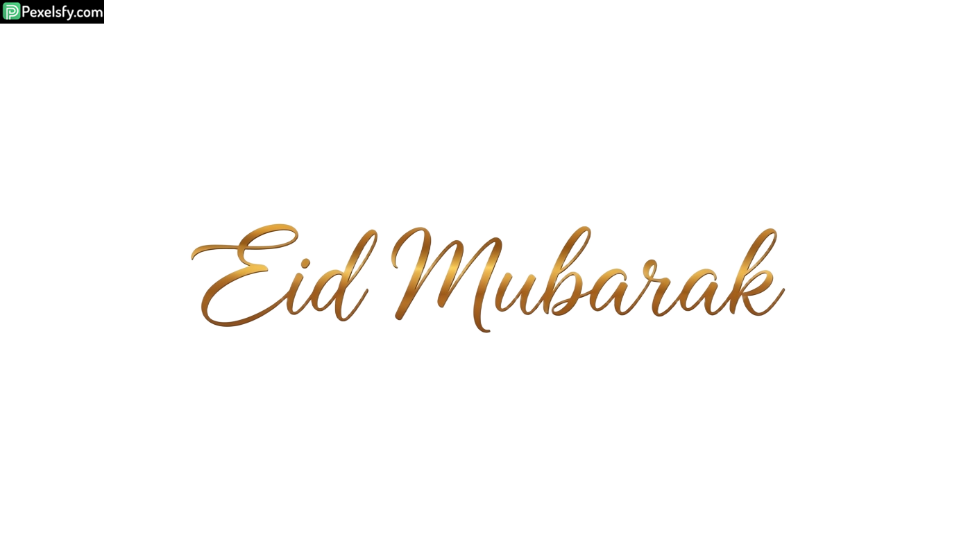 Eid Mubarak calligraphy isolated on transparent background (53)