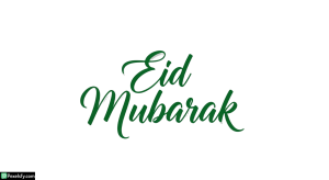 Eid Mubarak calligraphy isolated on transparent background (54)