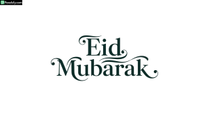 Eid Mubarak calligraphy isolated on transparent background (55)