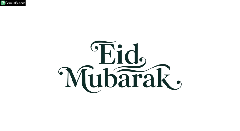 Eid Mubarak calligraphy isolated on transparent background (55)