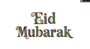Eid Mubarak calligraphy isolated on transparent background (57)