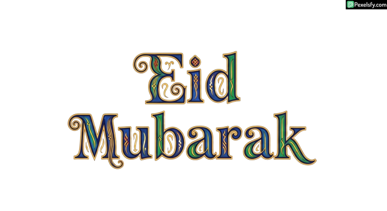 Eid Mubarak calligraphy isolated on transparent background (57)