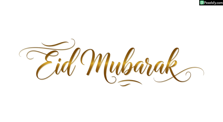 Eid Mubarak calligraphy isolated on transparent background (59)