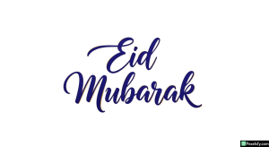 Eid Mubarak calligraphy isolated on transparent background (61)