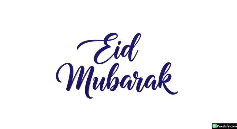 Eid Mubarak calligraphy isolated on transparent background (61)