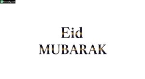Eid Mubarak calligraphy isolated on transparent background (65)