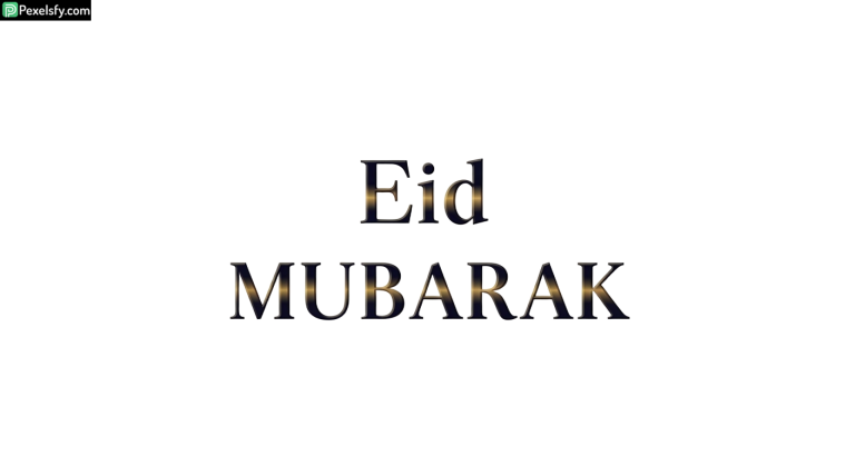 Eid Mubarak calligraphy isolated on transparent background (65)
