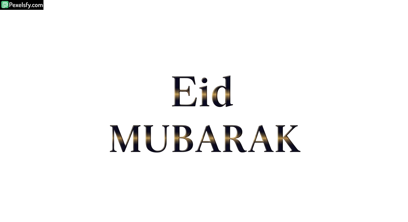 Eid Mubarak calligraphy isolated on transparent background (65)