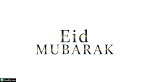 Eid Mubarak calligraphy isolated on transparent background (66)