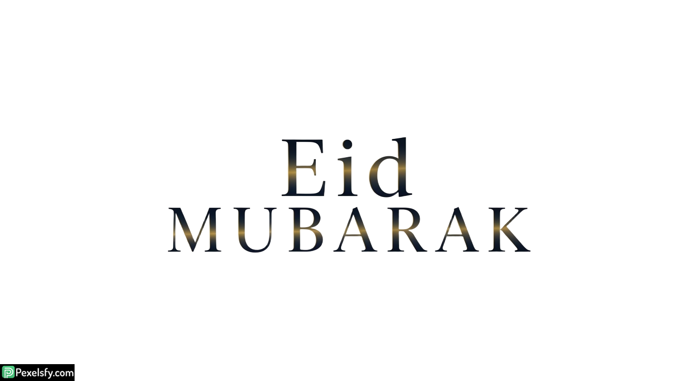 Eid Mubarak calligraphy isolated on transparent background (66)