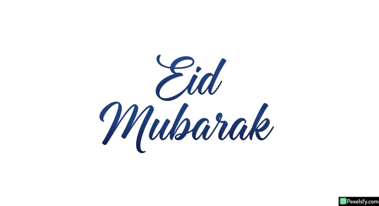 Eid Mubarak calligraphy isolated on transparent background (76)