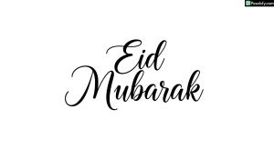 Eid Mubarak calligraphy isolated on transparent background (78)