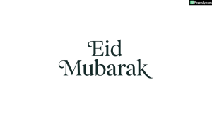 Eid Mubarak calligraphy isolated on transparent background (81)